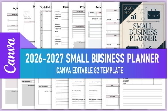 Download 2026-2027 Small Business Planner Bundle - Premium Resources